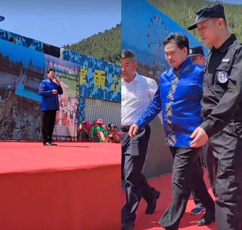 大衣哥商演遇襲！演唱途中觀眾扔磚頭，倆保安上臺(tái)保護(hù)緊急撤離